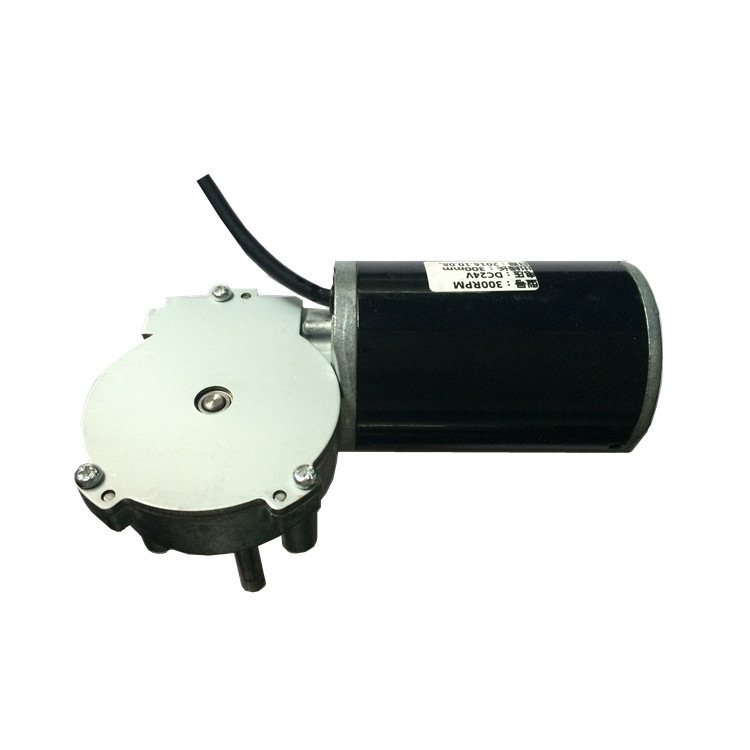 63系列涡轮双轴马达 蜗轮蜗杆减速电机 直流马达 可调速 12V/24V