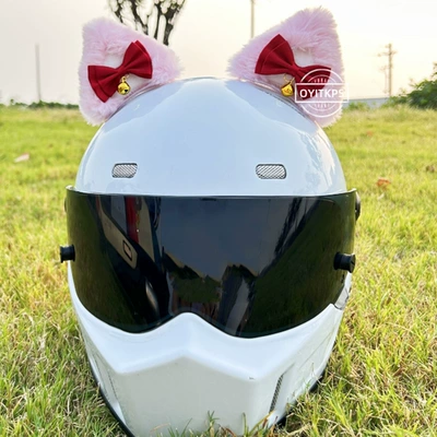 Hot Selling, Motosiklet dəbilqələri - pink-with-pink-and-red-bow