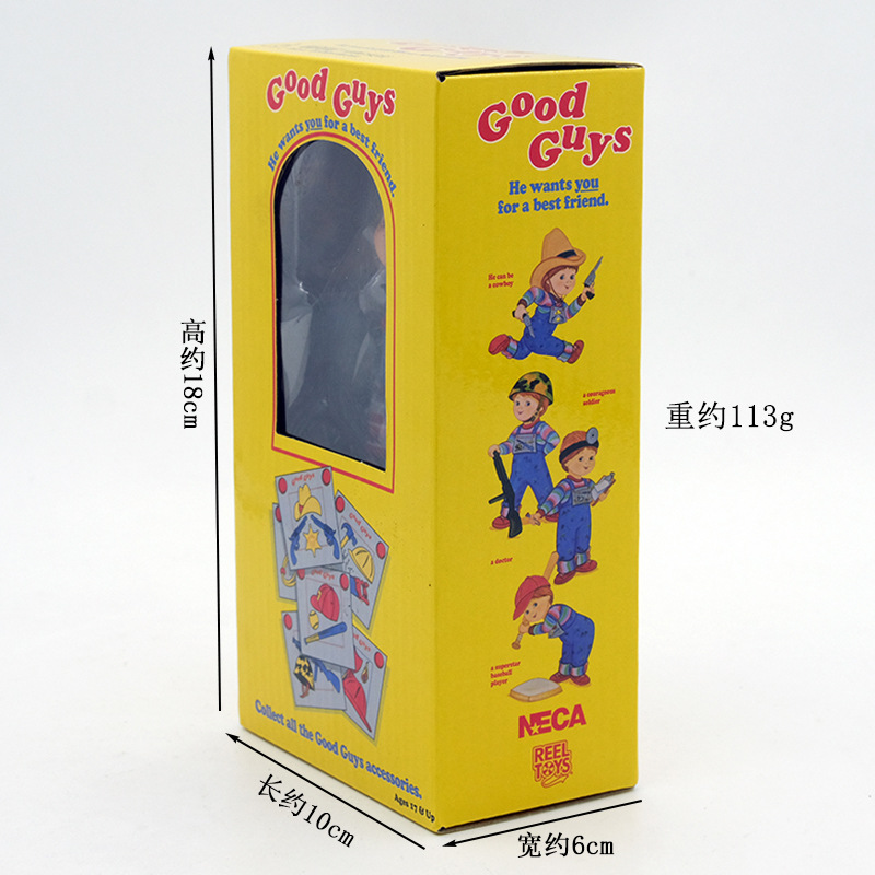 Muñeca fantasma de retorno Neca Blu-ray edición limitada de tela muñeca Chuckie nuevos productos únicos juguetes hechos a mano adornos