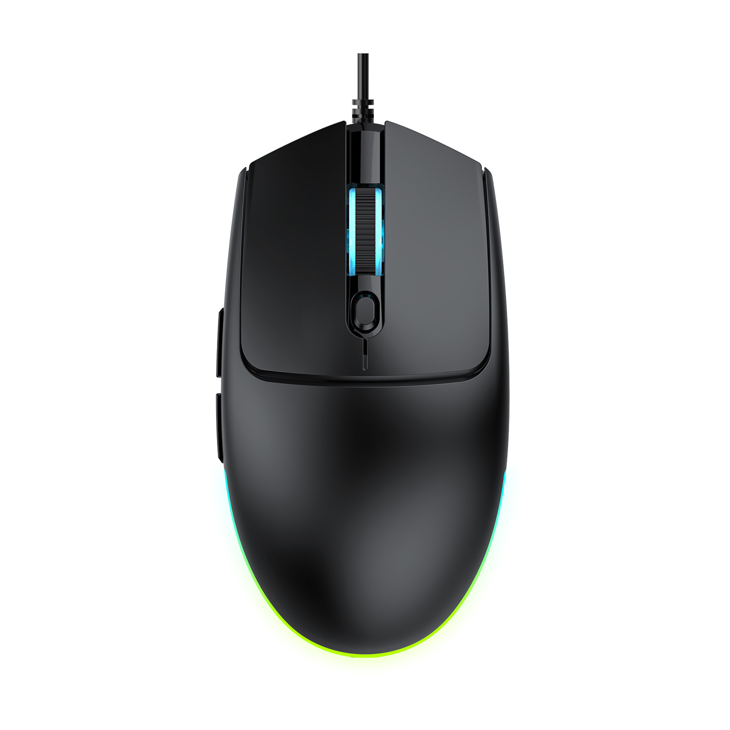 M300 경량 RGB 게이밍 유선 마우스 2400DPI 6버튼 저소음 사무용 USB 마우스