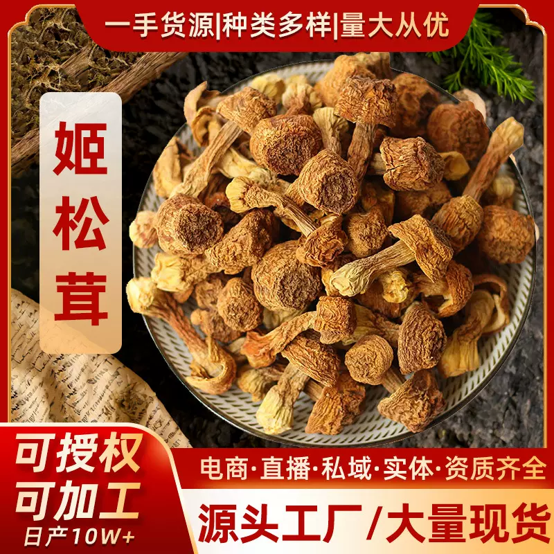 【干货厂家】姬松茸批发 鸡松茸250g巴西菇松茸菌 古田松茸菇干货