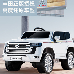 Children's Electric Car Can Seat Toyota Cruiser Off-Road Vehicle Four-Wheel Remote Control Baby Boy and Girl Parent-Child Toy Car