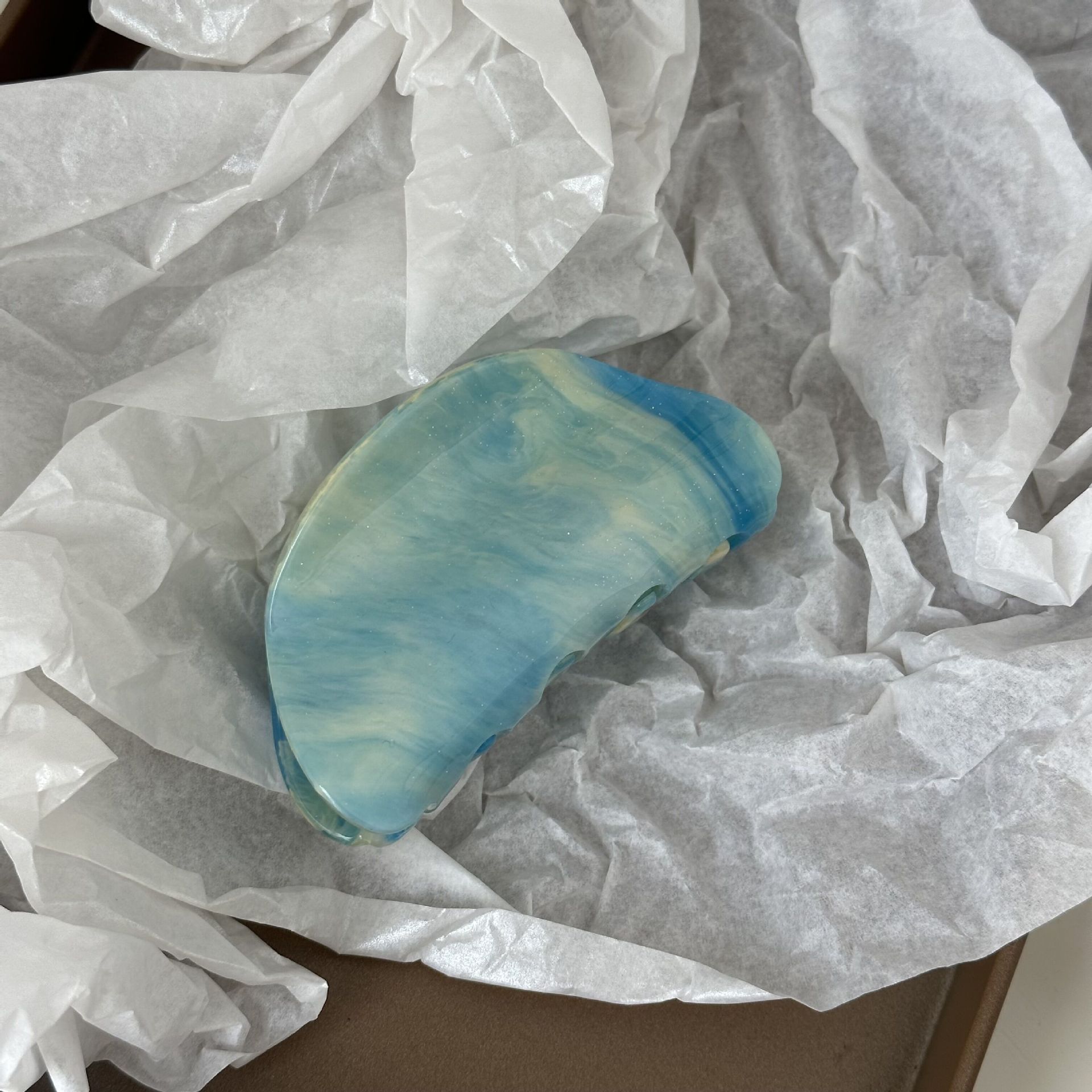 Texture Gradient Halo Hair Dye Grab Clip Advanced Hair Hair Pokrivala Sweet Cute Super Fairy Elegant Shark Clip Dodatki za lase_voghion.com