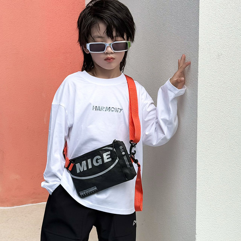 Bolso para niños coreano Chao Cool 2025, nueva moda para niños y niñas, bolsos accesorios para salir, bolsos de hombro para el comercio exterior