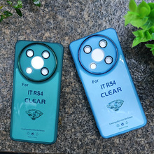 适用传音ITEL P55 5G彩镜魅眼手机壳电镀相框镜头膜透色TPU保护套