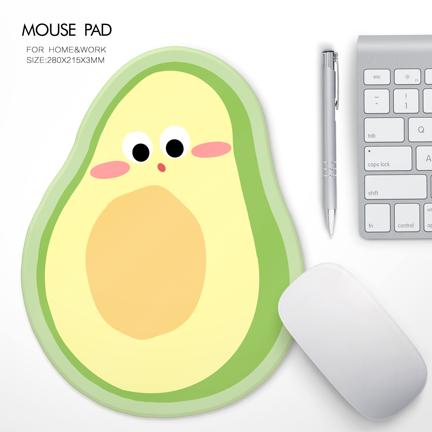 Tappetino per mouse Alien Fruit Office Cartoon INS Style Dopamine Colorway_voghion.com