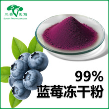 蓝莓冻干粉99% 蓝莓提取物保健食品级冻干喷雾粉蓝莓果粉原花青素