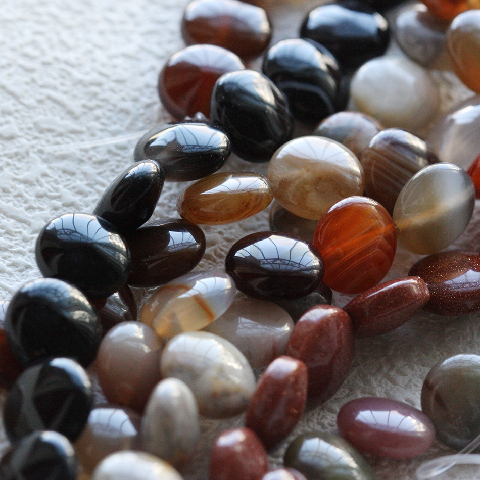 DIY jewelry accessories semi-precious stone loose beads stone with beads round beads round cake beads (G481A)