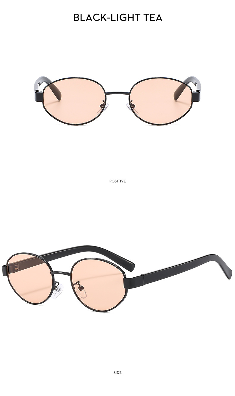 50g Weight Full Frame Glasses Structure Sunglasses Classification Ac, UV400 Protection Lens Material Oval Frame Glasses Style Travel, Fishing Occasion Solid Color Pattern All Seasons Season Women's Gender Casual Style Casual Solid Color Ac UV400 Protection Oval Frame Full Frame Women's Sunglasses 12