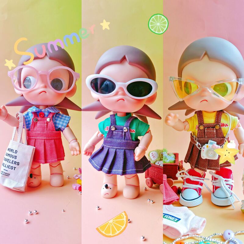 Zsiga Doll Clothes Without Baby, Doll Clothes, Ga Sister Clothing Matchinging Decorative Accessories Suspender Skirt