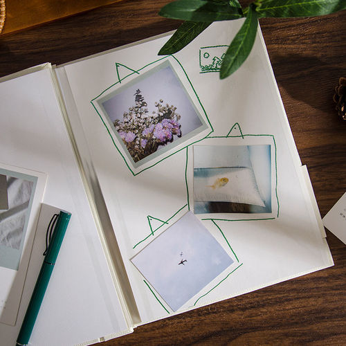 Laminated photo album, simple creative diy handmade photo album, large capacity graduation album wholesale
