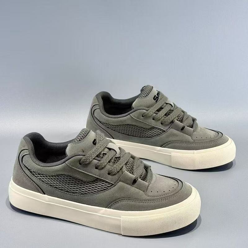 Zapatos de hombre Hong Kong 2026 primavera y otoño nuevos zapatos de skate estudiantes zapatos casuales zapatos de deporte transpirables no olor pies