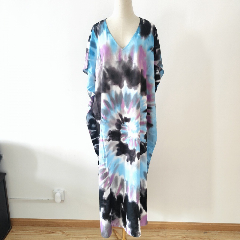 2022 nueva Europa y América blusa de playa impreso traje vacaciones vestido bikini camisa protección solar 5D196