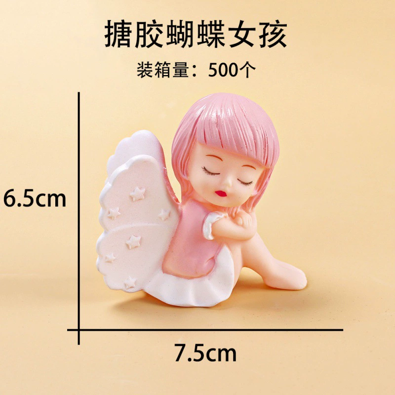 Decorative princess girl doll, cute collectible decor, plastic/resin, many styles and finishes