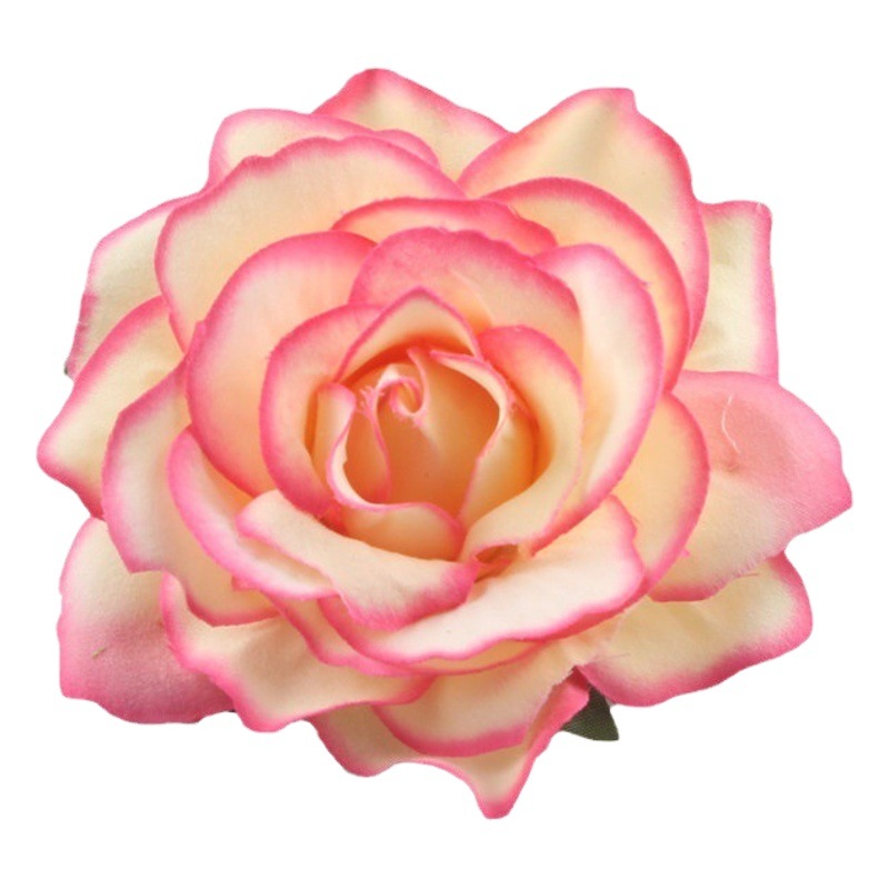 Flocking Cloth Rose Flower Hairpin Fabric Hair Accessories Rich Rose Hairpin Wedding Fashion Bohemian Flower Hairpin Side Clip