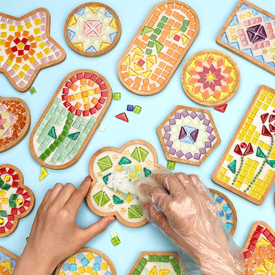 Мозаика, художественная игрушка, DIY, семейный стиль