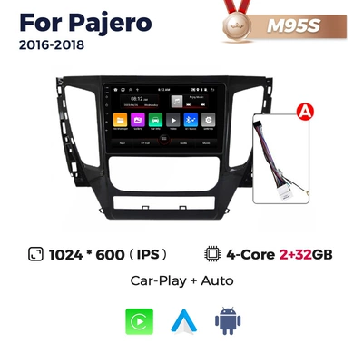Applicable to Mitsubishi DVD Navigation - a-m95s-232-quad-core-wifi-version