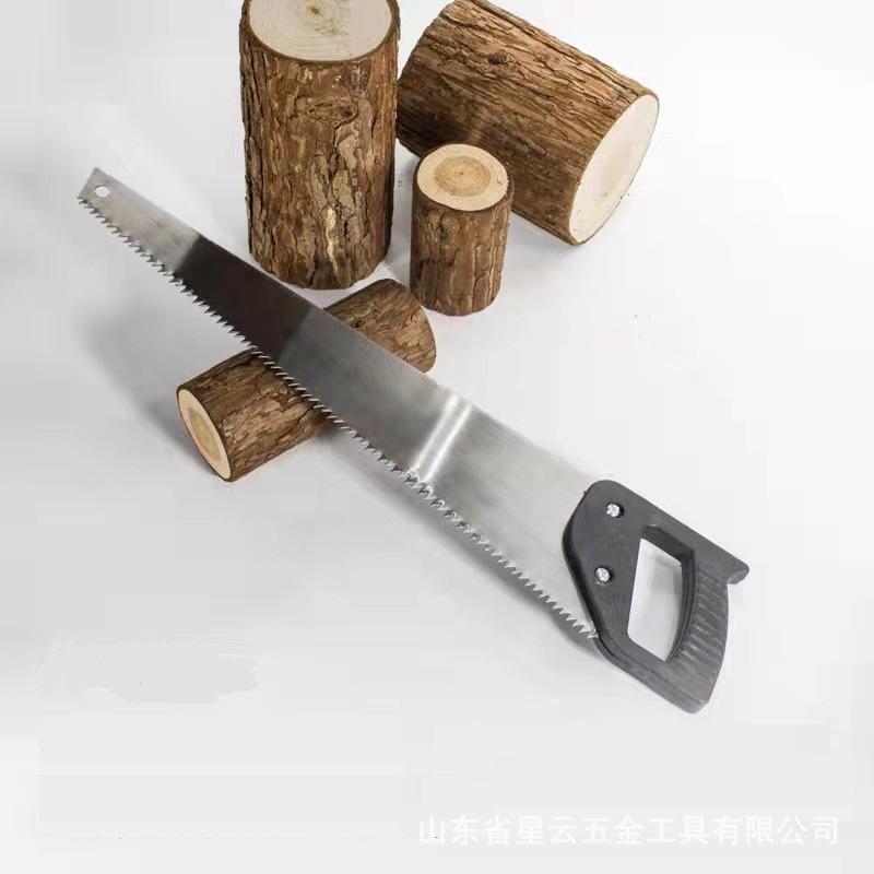 实心把抛光板手板锯 星云牌450/500黑柄手板锯-每件100个