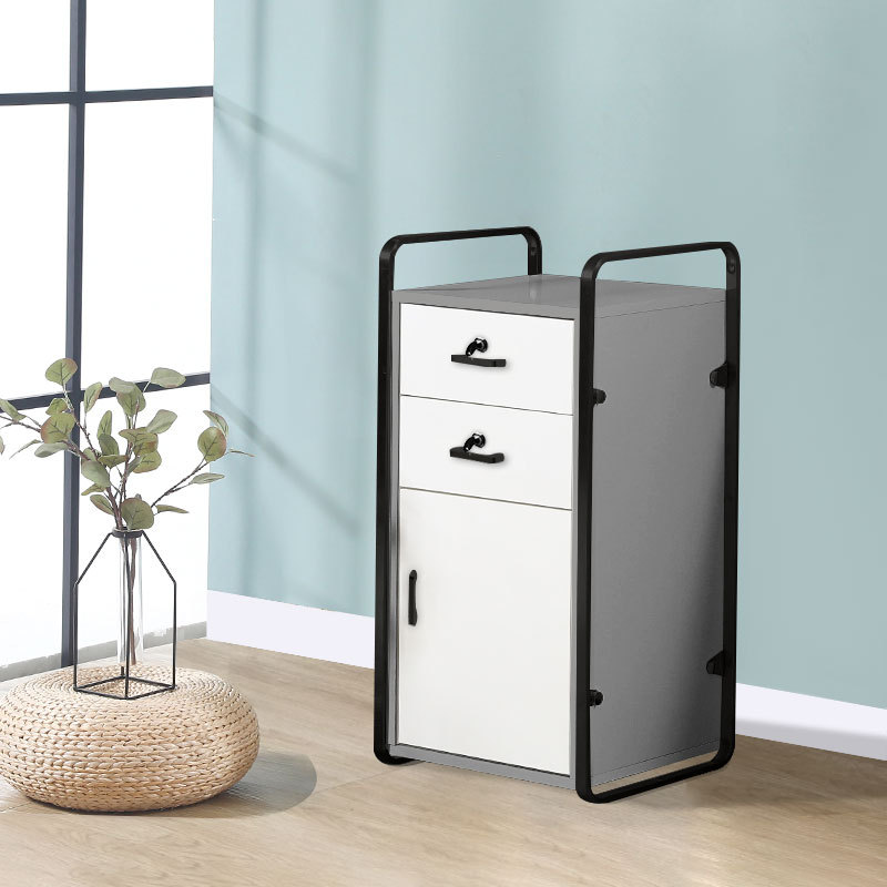 2024 새로운 스타일의 블랙 프레임 그레이 및 화이트 캐비닛