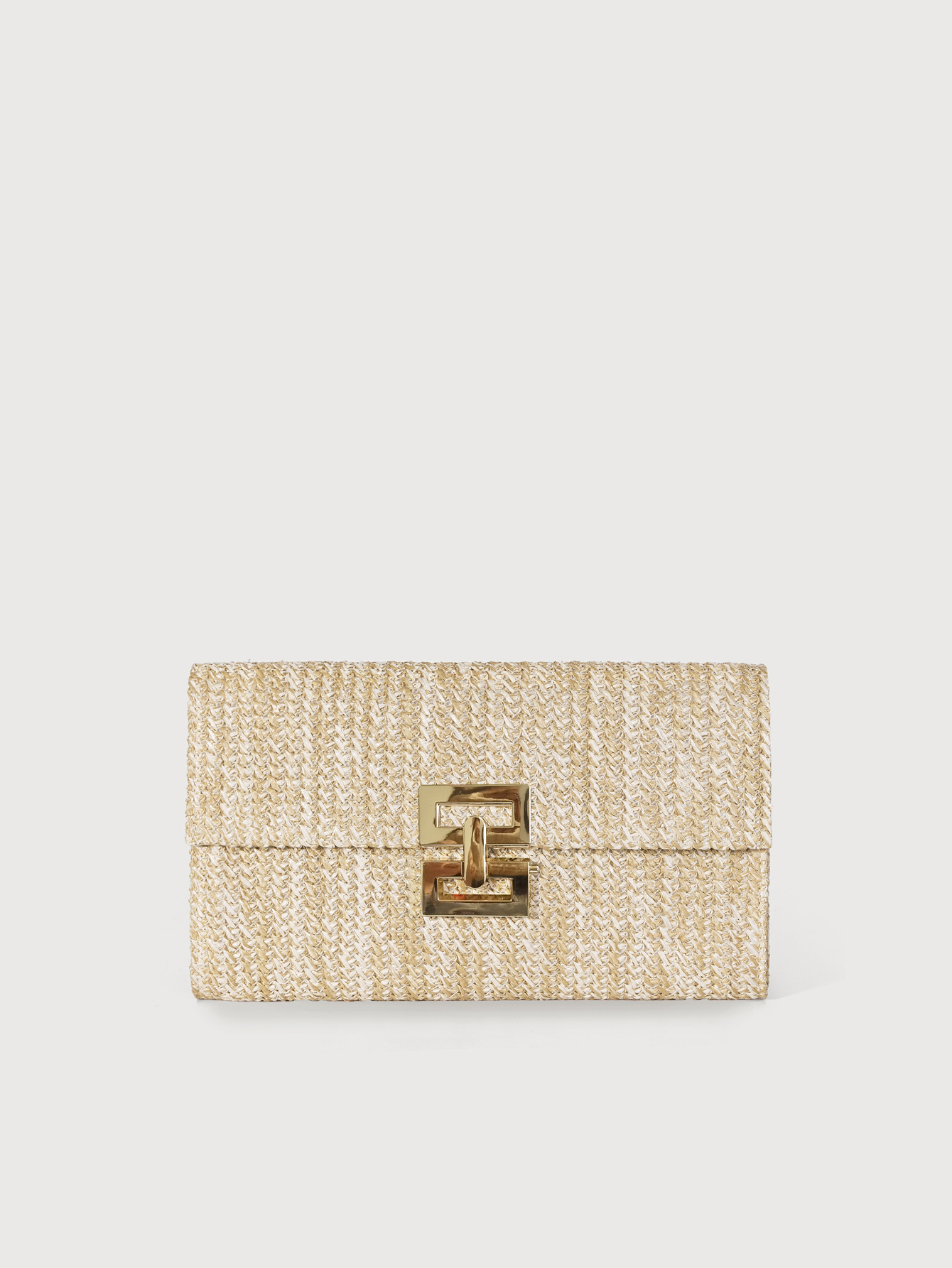 Straw Bag Bags Type Daily, Street, Shopping Occasion Women's Small Straw Geometric Elegant Streetwear Straw Square Lock Clasp Straw Bag