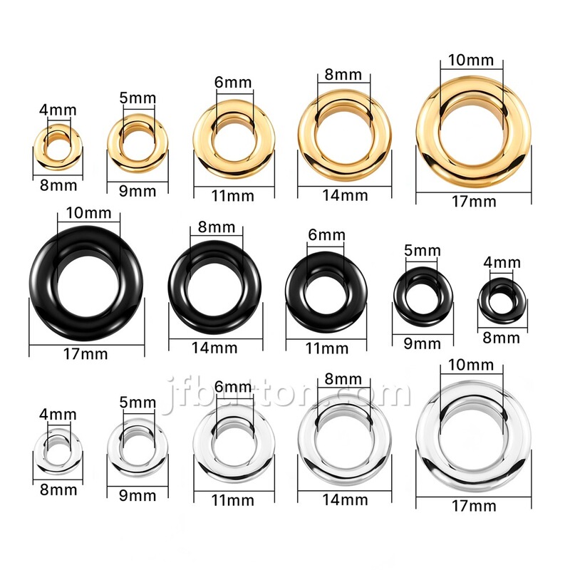 Nickel-Free Metal Eyelets for Shoe Uppers, Shoelace Eyelets, Sweatshirt Drawstrings, Hardware Eyelets, Wholesale Metal Eyelets Nickel-Free Metal Eyelets for Shoe Uppers, Shoelace Eyelets, Sweatshirt Drawstrings, Hardware Eyelets, Wholesale Metal Eyelets