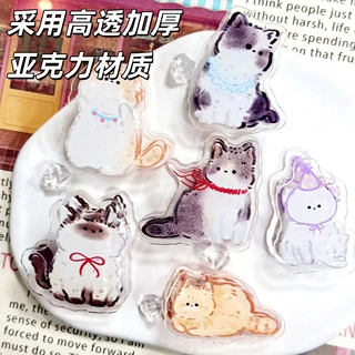 ins风韩系可爱猫咪pp夹 学生卡通资料试卷整理夹子高颜值燕尾夹子