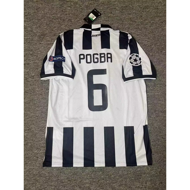 Джерси Ювентус 9597989900141516 C Ronalbara Pilllo Pogba, ретро футбольная форма с длинным рукавом
