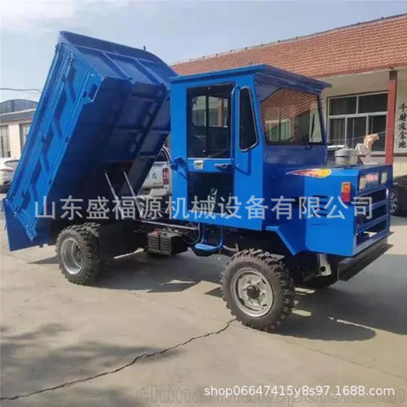 四驱农用车 双缸农用柴油爬山虎车尺寸 四不像运输车 园林拉运