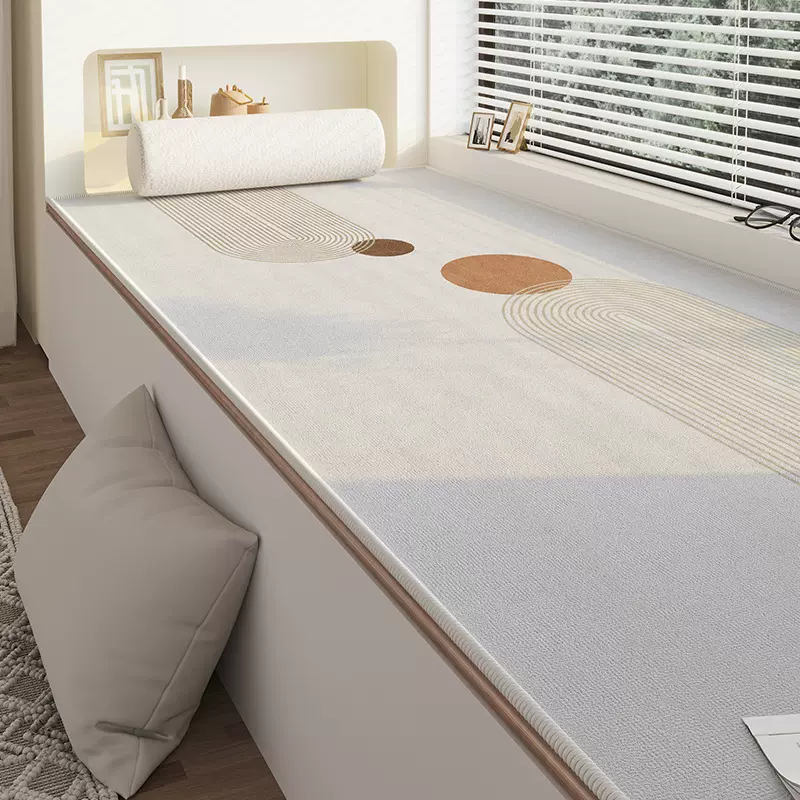 简约风飘窗垫四季通用阳台垫子家用吸水防滑垫耐脏易清洗榻榻米垫