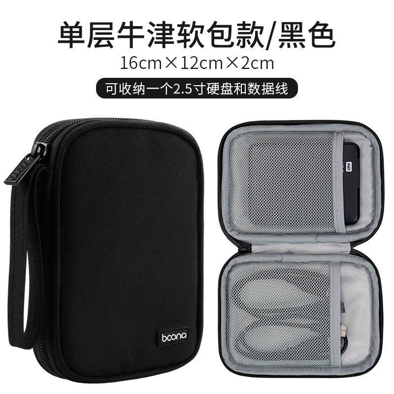 Single layer soft bag-black