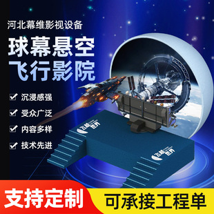Scenic Spot Amusement Park Ball Screen Suspended Flight Theater Multi-Person Immersive Dynamic 3D Flight Theater Track Theater