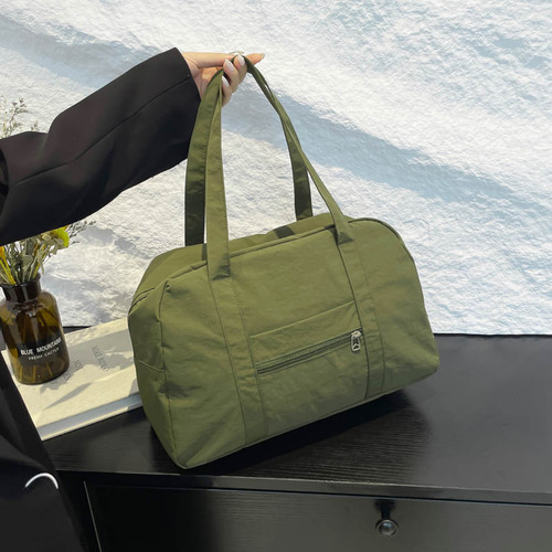 Women's Shopping Bag Handheld Sports Bag Travel Bag Large Capacity Tote Bag Storage Training Bag Yoga Fitness Bag