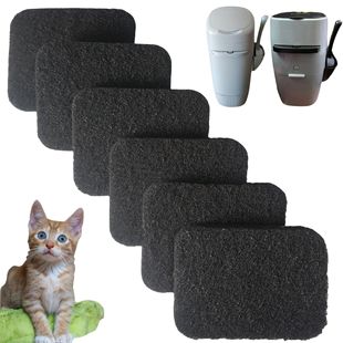 5mm Activated Carbon Fiber Filter Sponge Cross-Border Pet Trash Can Odor-Absorbing Deodorizing Cotton Kitchen Compost Bin Filter