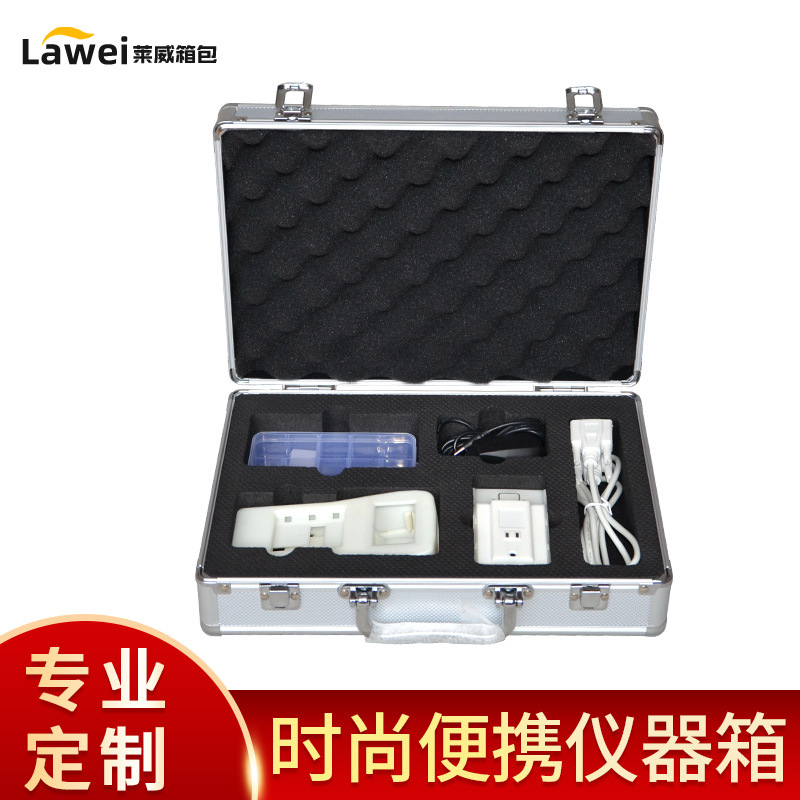 铝合金听力检测仪器箱 厂家手提式收纳展示听力设备铝合金仪器箱
