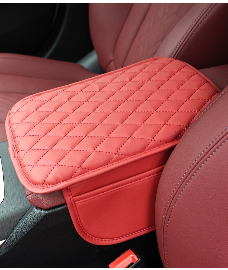 Car Armrest Box Mat, Universal Storage Bag for Cross-Border Manufacturers, Car Tissue Box, Central Elbow Heightening Pad, Multi-Functional