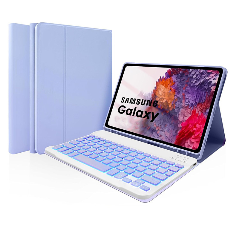 Samsung A9+ タブレット保護ケース X210 バックライト付き Bluetooth キーボードとレザーケース、クロスボーダーマウス、小規模言語 S に適しています。|undefined