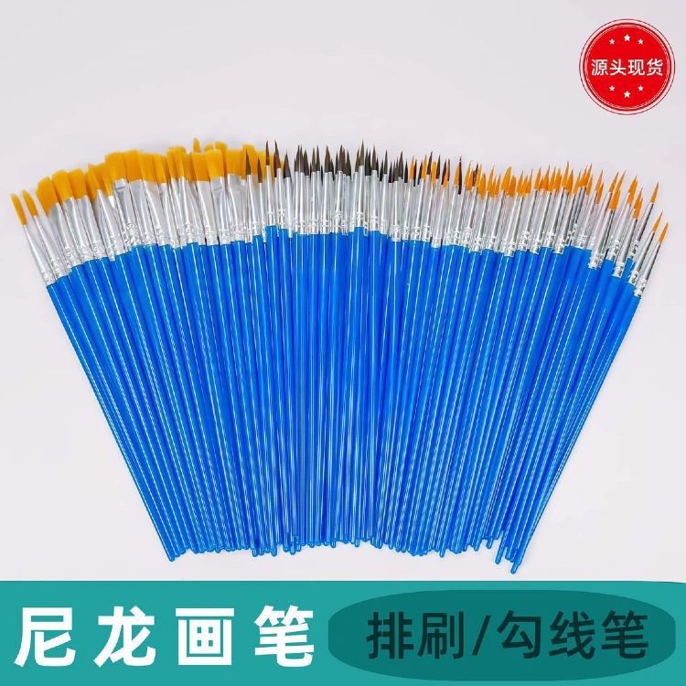 Children's Acrylic Paint Painting Pen Digital Oil Paint Brush DIY Graffiti Plaster Ceramic Art Hook Line Pen