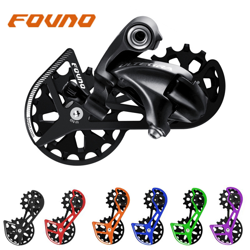 FOVNO road car Big chicken leg aluminum alloy guide wheel R7000 8000 5800 6800 variable speed rear dial guide wheel