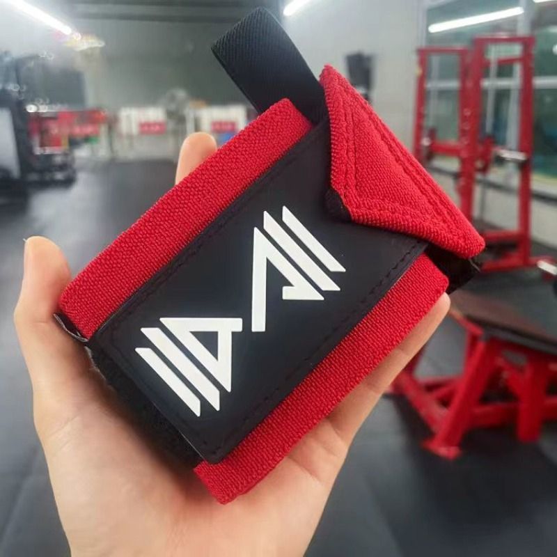 Zi Ge の同じスタイルの男性用フィットネスリストバンド、捻挫ストラップ、筋力トレーニングリストバンド、ベンチプレス弾性圧力|undefined