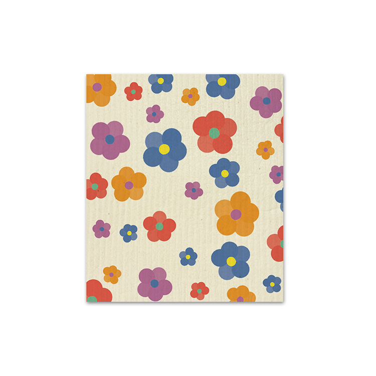 간단한 꽃 반복 그림 3