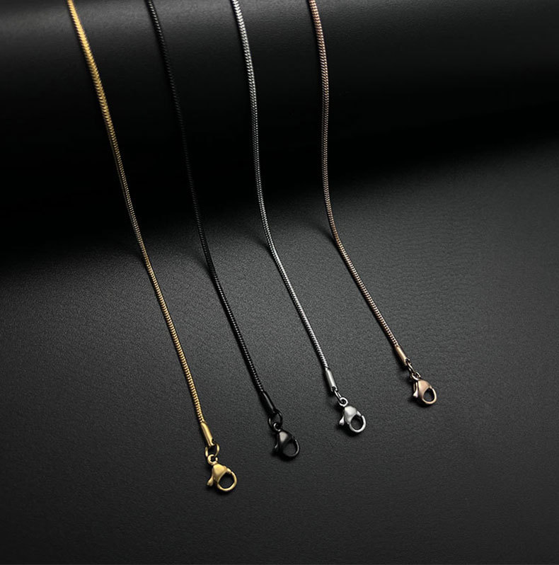 不锈钢蛇骨链diy