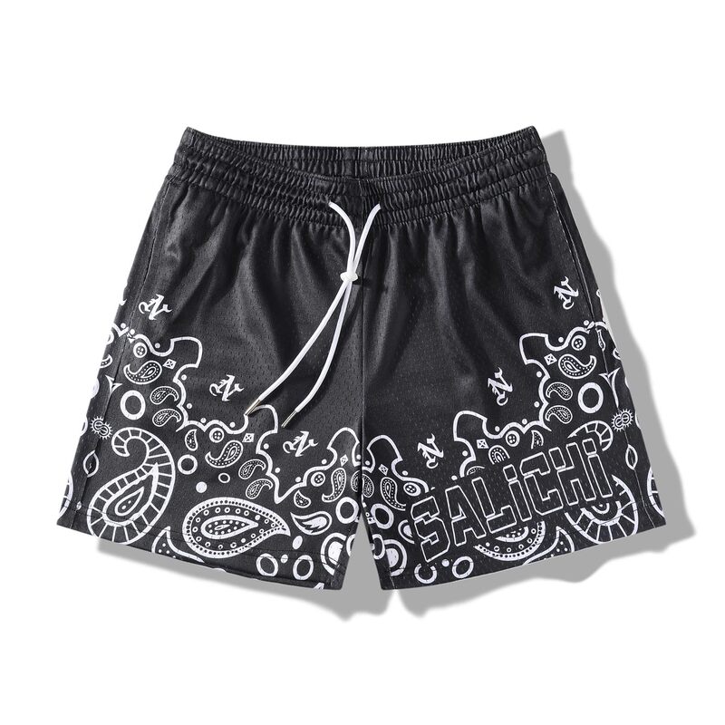 New luxury paisley pattern men's shorts, classic and stylish design, breathable and loose for the beach New luxury paisley pattern men's shorts, classic and stylish design, breathable and loose for the beach