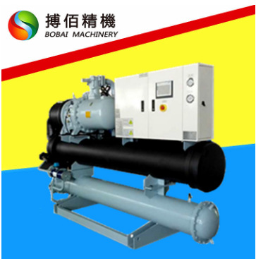 上海工业冷水机组螺杆冷冻机低温水冷螺杆冷水机搅拌罐水泥冷却机