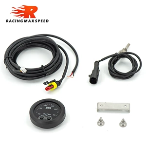 Cross-border modification 52MM ultra-thin round red LED display 100~300 degrees Fahrenheit water temperature measuring instrument