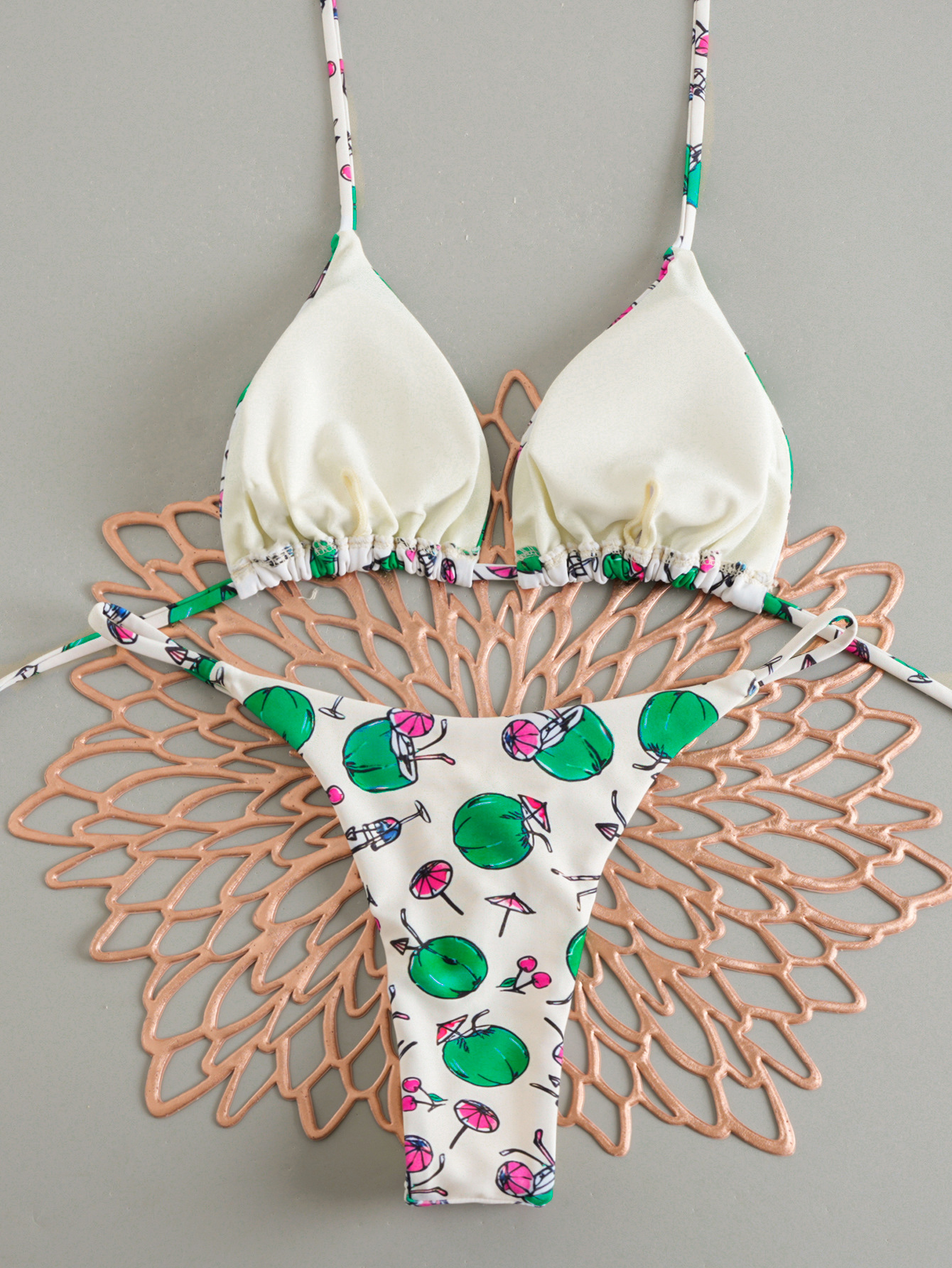 Sexy bikini set dames tweedeelige zwemkleding sneldrogend badmode_voghion.com