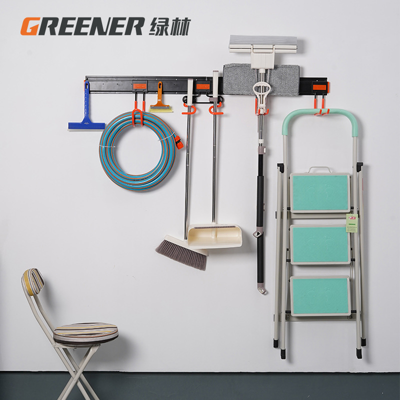Green Forest estante de garaje estante de almacenamiento multifuncional sala de almacenamiento del hogar multi-capa fija estante de herramientas montado en la pared