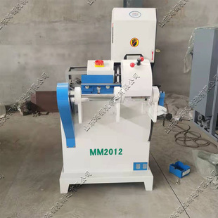Wooden stick burr sleek equipment vertical broom stick double belt machine small woodworking furniture factory round stick polishing machine