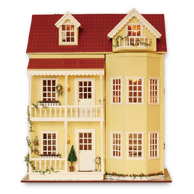 Zhiquwu DIY Cottage Classic Replica Version A-001 Fairy Tale Home Newly Upgraded Handmade Masterpiece Large Villa Zhiquwu DIY Cottage Classic Replica Version A-001 Fairy Tale Home Newly Upgraded Handmade Masterpiece Large Villa