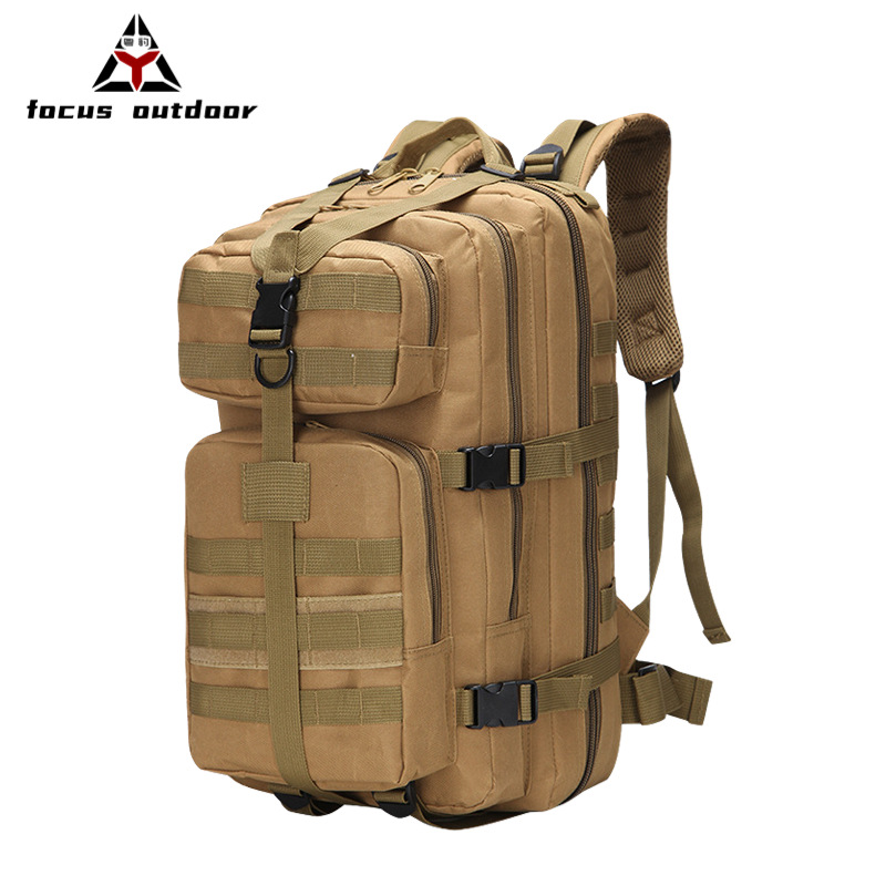 Deportes al aire libre escalada senderismo mochila resistente al desgaste material resistente al desgaste camping camuflaje Medio 3P mochila táctica