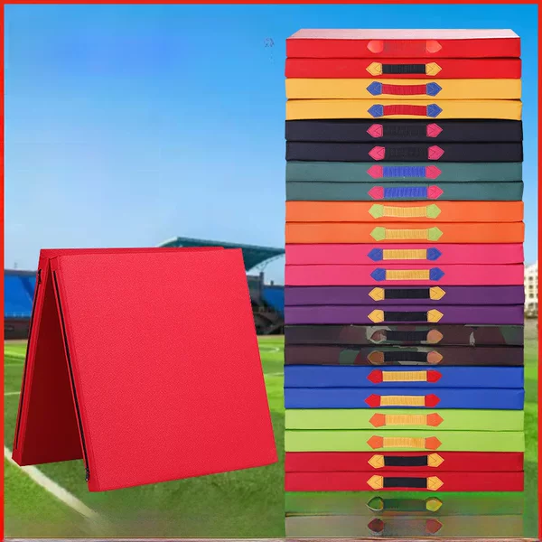 Gymnastics Mat Folding Dance Mat Fitness Yoga Mat Sit-ups Physical Training Mat Thickened Non-Slip Dance Mat